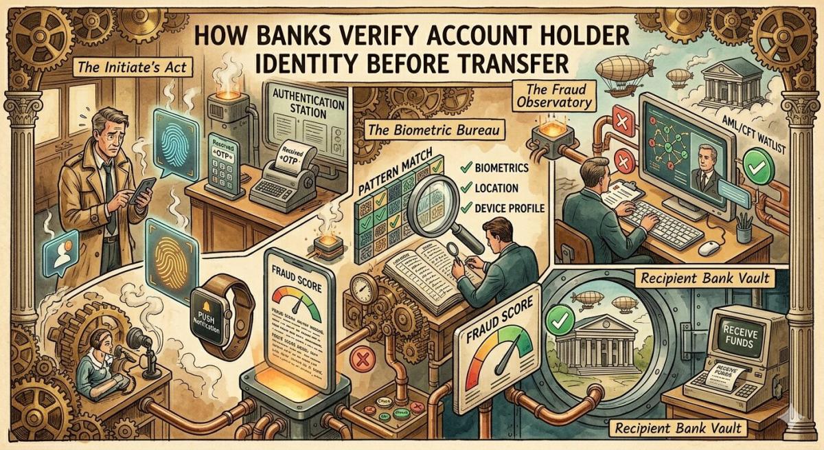 How Banks Verify Account Holder Identity Before Transfer