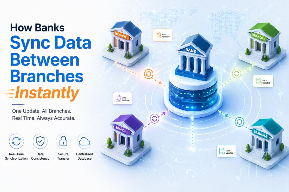 How Banks Sync Data Between Branches Instantly