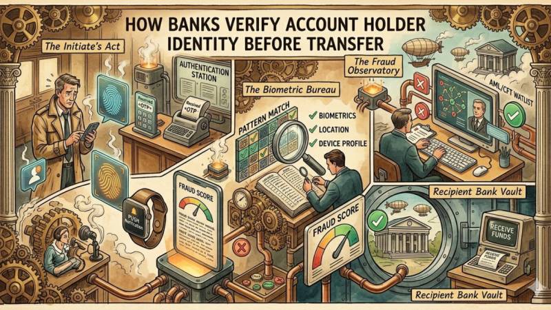 How Banks Verify Account Holder Identity Before Transfer