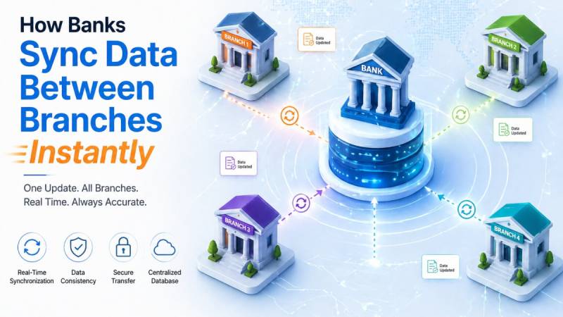 How Banks Sync Data Between Branches Instantly